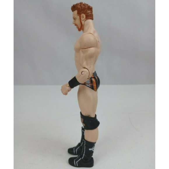 2011 Mattel WWE Shamus Black & Orange Gear 7.25" Action Figure (B) - Picture 4 of 10